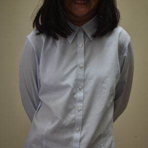 LIKE NEW blue Brooks Brothers dress shirt size 14